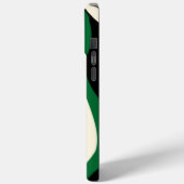 Ebb and Flow 4 in Green, Cream and Black Case-Mate iPhoneケース (裏面 / 左)