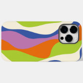 Ebb & Flow 4青、オレンジ、紫、緑、クリーム Case-Mate iPhoneケース (裏面 (横))