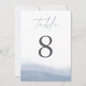 Ebb Tide エレガント Coastal Water Colorテーブル番号 (正面)