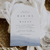 Ebb Tide Coastal Water Color 結婚's 招待状