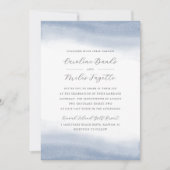 Ebb Tide Coastal Water Color 結婚's 招待状 (正面)