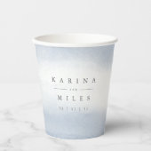 Ebb Tide Coastal Water Color 結婚's 紙コップ (正面)