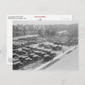 Ebbetsフィールドに駐車された自動車 ポストカード (正面/裏面)