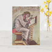 Ebboの福音からのセントマシュー島、 カード (黄色い花)