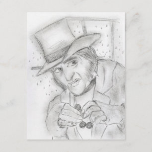 Ebenezer Scroogeのパーティーの招待 招待状