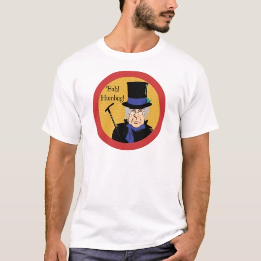 Ebenezer Scrooge Bah! ばかばかしい! Tシャツ (正面)