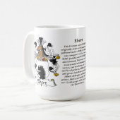 Ebert、起源、意味および頂上 コーヒーマグカップ (正面左)