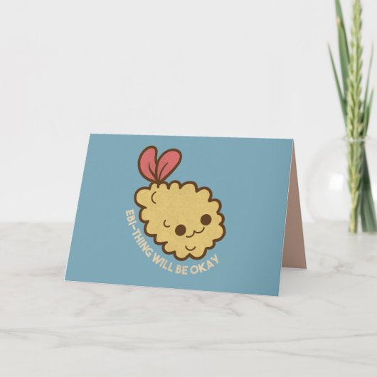 Ebi-thingはOK ノートカード (正面)