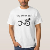 EBikeは私の他の車EbikeのTシャツです Tシャツ (正面)
