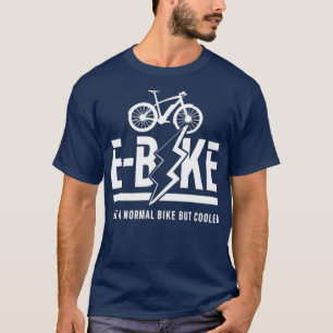 EBikeライダー自転車電動自転車乗り Tシャツ