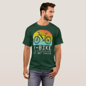 EBike自転車クール用電動バイクバッテリーモーター Tシャツ (正面フル)
