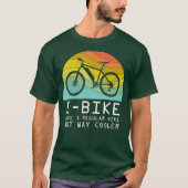 EBike自転車クール用電動バイクバッテリーモーター Tシャツ (正面)