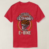 Ebike Alter Mann Elektrofarad Tシャツ (デザイン正面)