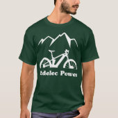 EBike Pedelec Power Bicycle Battery Mountain Tシャツ (正面)