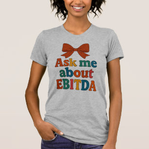 EBITDA T頼シャツのバージョン情報 – おもしろい Finance Tシャツ