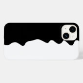 EBlackと白 Case-Mate iPhoneケース (裏面 (横))