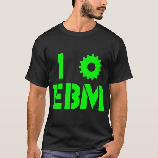 EBMグリーン大好き Tシャツ (正面)