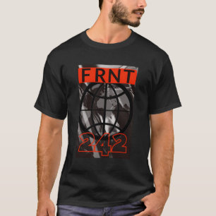 Ebm-Front電子体音楽Pro-Front-242 Tシャツ