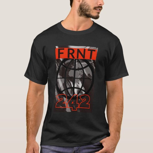 Ebm-Front電子体音楽Pro-Front-242 Tシャツ (正面)