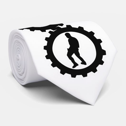 EBM Logo_4のテンプレート ネクタイ (ロール)