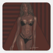 ebony eyes スクエアシール (正面)