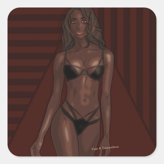 ebony eyes スクエアシール (正面)