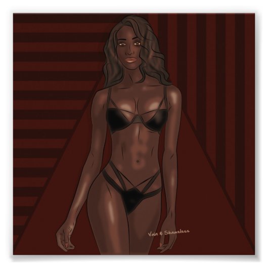 Ebony Eyes フォトプリント (正面)