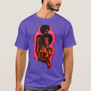 Ebony Love 1970sブラックライトポスター Tシャツ
