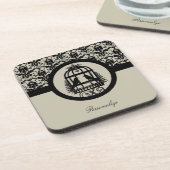 Ebony Lovebird Cage Coaster コースター (左側)