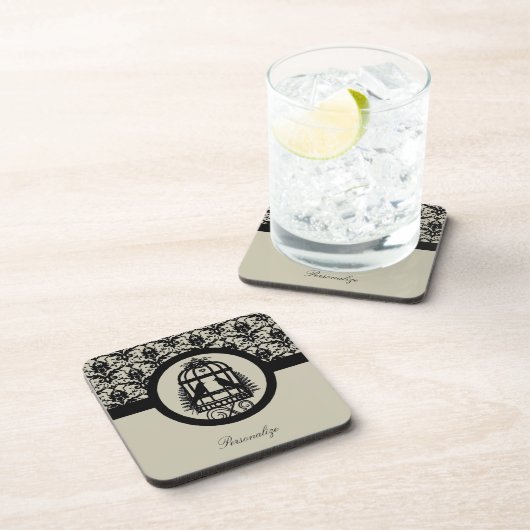 Ebony Lovebird Cage Coaster コースター (右側)