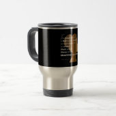 Ebony Woman, this cup is a symbol empowerment  トラベルマグ (正面左)