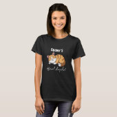 EBONY'S 公式キャットスリープシャツ パジャマ ルームウェア Tシャツ (正面フル)
