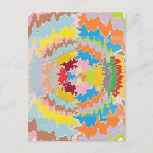 EBRレインボーカラー：エネルギーバランス ポストカード (正面)