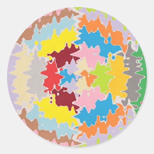 EBRレインボーカラー:エネルギーバランス ラウンドシール (正面)