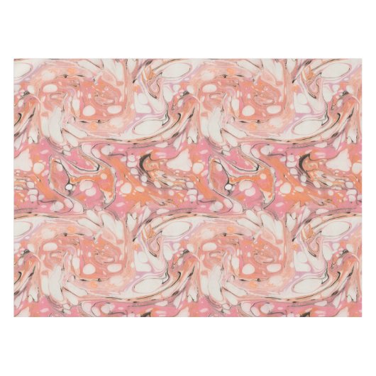 Ebru （水大理石） テーブルクロス (正面(横))