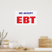 EBTカード利用可 ポスター (キッチン)