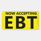 EBTコンビニエンスコーナーの受付を開始 横断幕 (横)