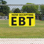 EBTコンビニエンスコーナーの受付を開始 横断幕 (インサイチュ)