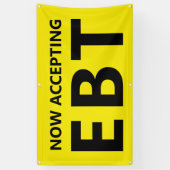 EBTコンビニエンスストア3 X 5足を受け入れ 横断幕 (縦)