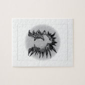 EBTチェスナイトモダンペットアートイラストレーション ジグソーパズル (横)