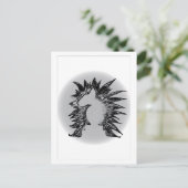 EBTチェスナイトモダンペットアートイラストレーション ポストカード (スタンド正面)