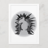 EBTチェスナイトモダンペットアートイラストレーション ポストカード (正面)