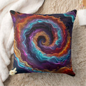 "Ebullient Spiral Radiance" クッション (ブランケット)