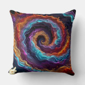 "Ebullient Spiral Radiance" クッション (正面)