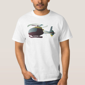 EC130航空機グラフィックイラストレーション Tシャツ