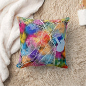 Ecatepec de Morelos Mexico City Map クッション (ブランケット)