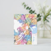 Ecatepec de Morelos Mexico City Map ポストカード (スタンド正面)