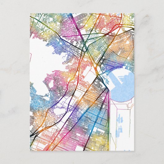 Ecatepec de Morelos Mexico City Map ポストカード (正面)