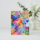 Ecatepec de Morelos Mexico City Map ポストカード (スタンド正面)