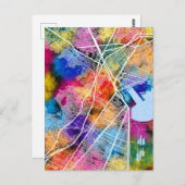 Ecatepec de Morelos Mexico City Map ポストカード (正面/裏面)